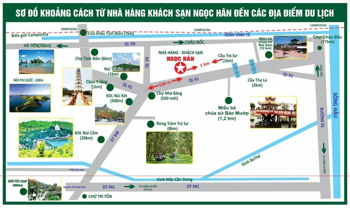 Khach San Ngoc Han Ap Vinh Phu Exterior photo